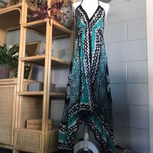 Festival high low free size dress